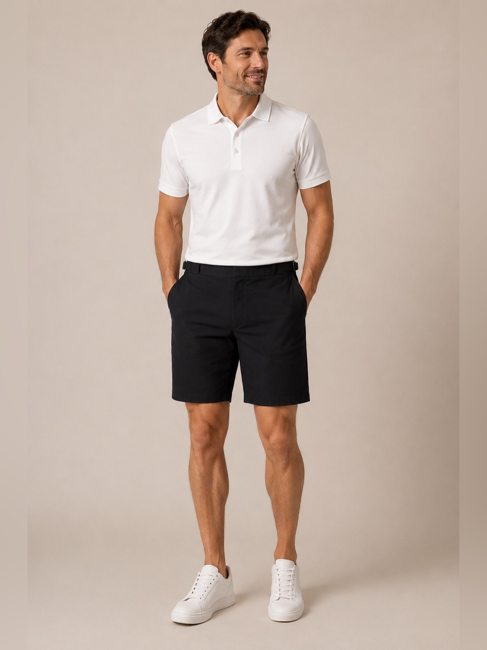 G/FORE Men’s Black Performance Golf Shorts Adjustable Side Tabs Size 34